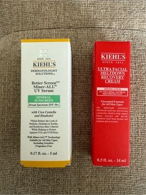 Brand New Kiehl’s Travel Size - Set of Two